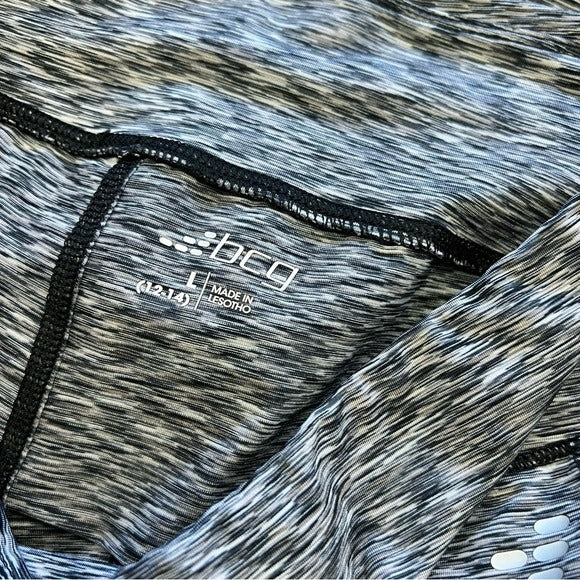 BCG Black Ankle Cropped Leggings Girls Size Large