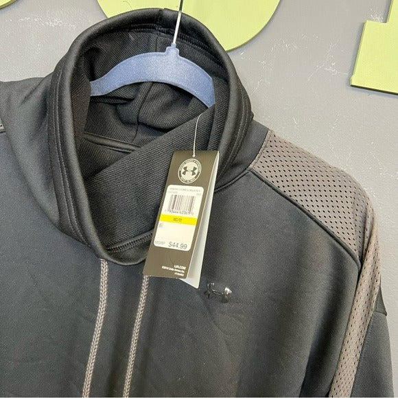 NWT Under Armour Women’s Black Loose Fit Cowl Neck Sweatshirt Medium