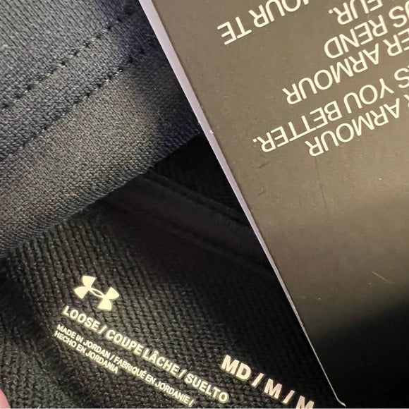 NWT Under Armour Women’s Black Loose Fit Cowl Neck Sweatshirt Medium