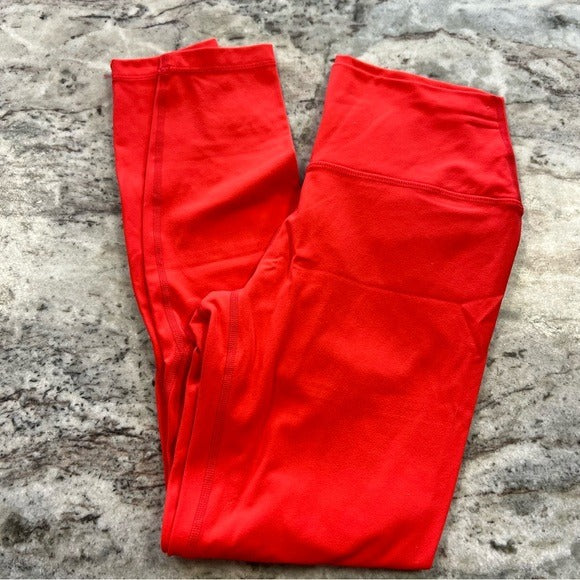 Cherry Red Compression Leggings Small