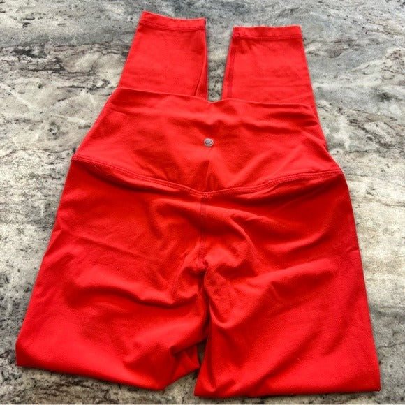 Cherry Red Compression Leggings Small