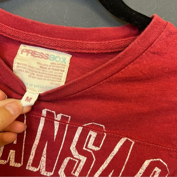 Arkansas Razorbacks Graphic Top Medium