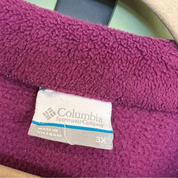 Columbia Fleece Magenta Jacket