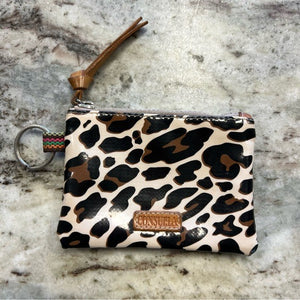 Consuela Mona Pouch Leopard Print Coin Wallet