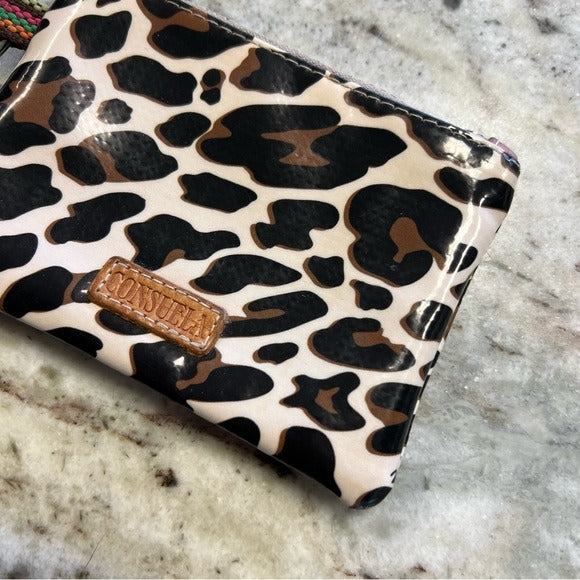 Consuela Mona Pouch Leopard Print Coin Wallet