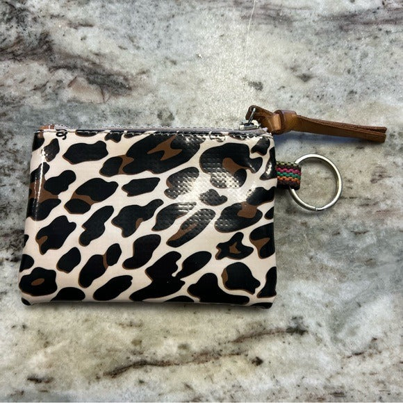 Consuela Mona Pouch Leopard Print Coin Wallet