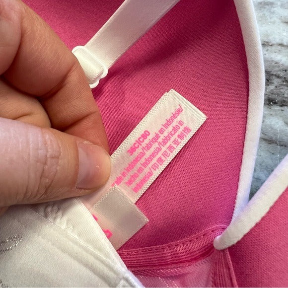 VS Love Pink White T-Shirt Bra Size 36C