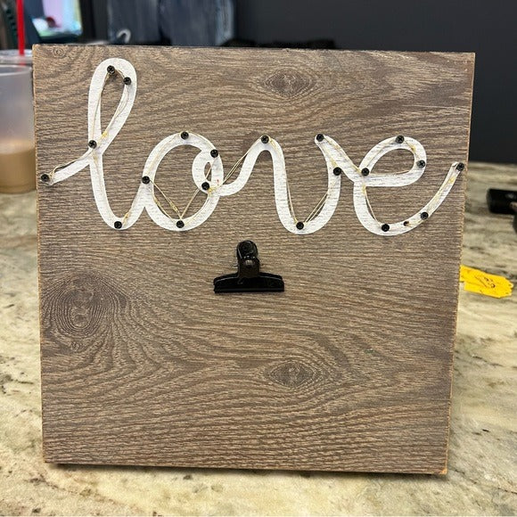 Love String Light Picture Frame