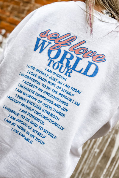 Self Love World Tour Graphic Sweatshirt
