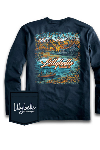 Lillybelle Lake Cottage Long Sleeve Tee