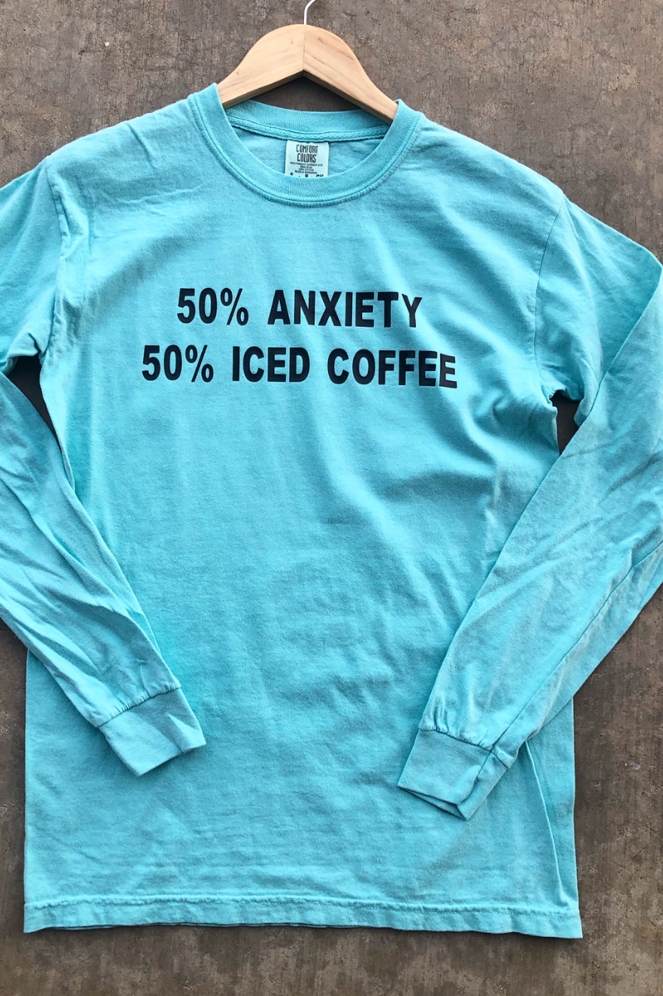 Half Anxiety Half Iced Coffee Graphic