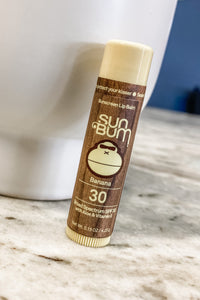 Sun Bum Original SPF 30 Sunscreen Lip Balm - Banana