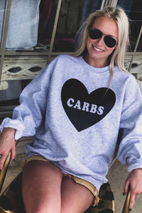 Ash + Black Carbs Sweatshirt