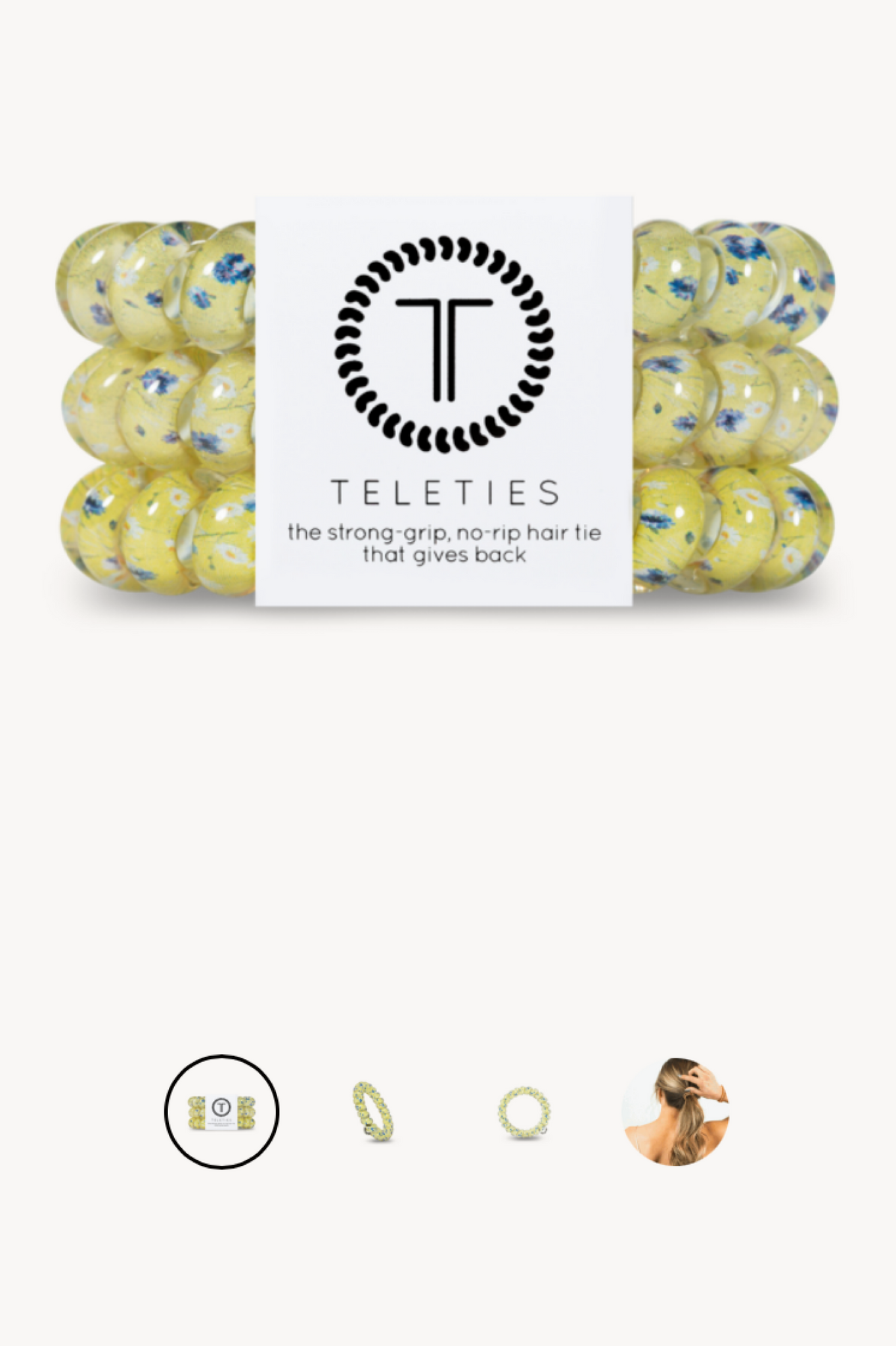Large Teleties - Sweet Pea