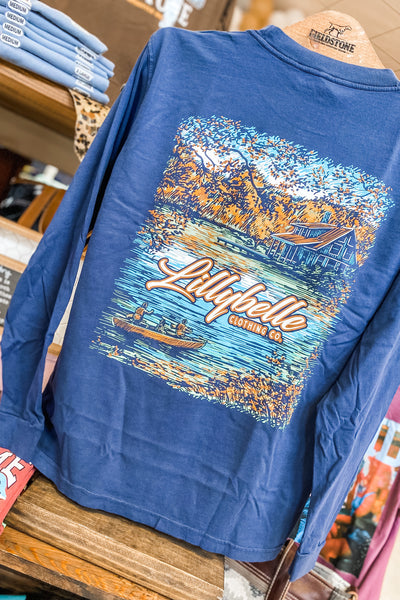 Lillybelle Lake Cottage Long Sleeve Tee