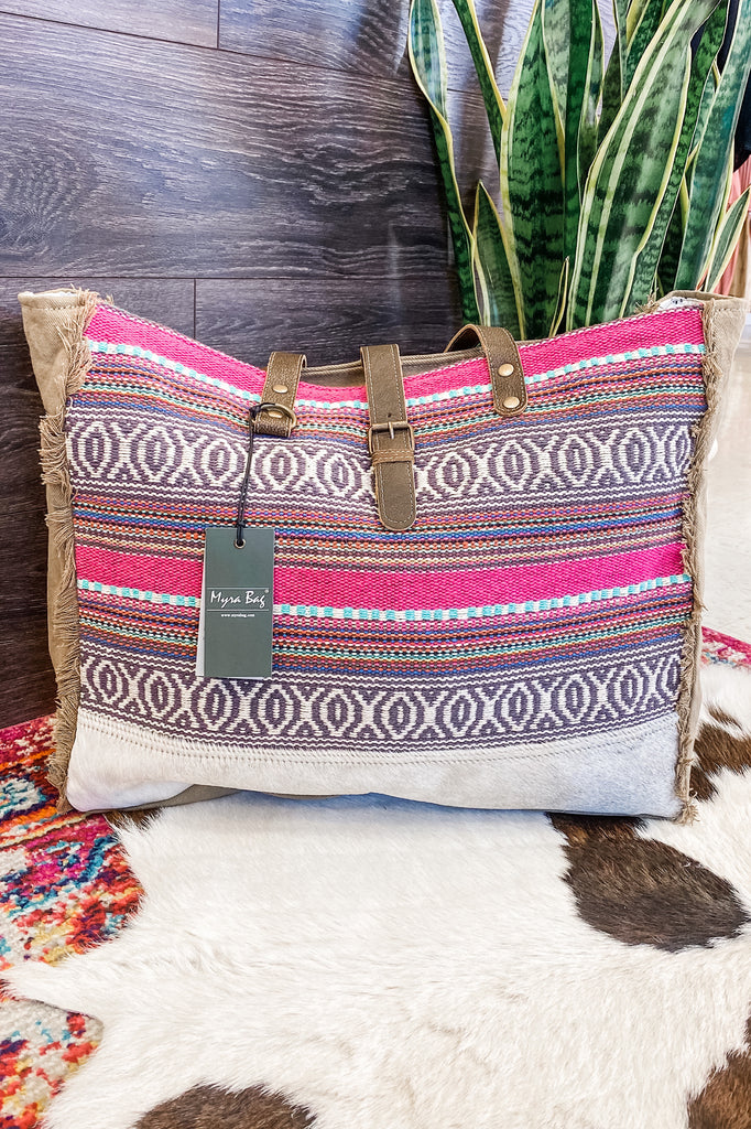 Myra Bag Vibrant Boho Weekender Bag – Southern Sassy Boutique