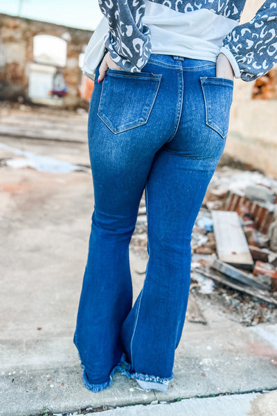 KanCan Ashley Dark Wash Flare Jeans