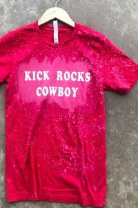 Kick Rocks Cowboy Graphic Tee